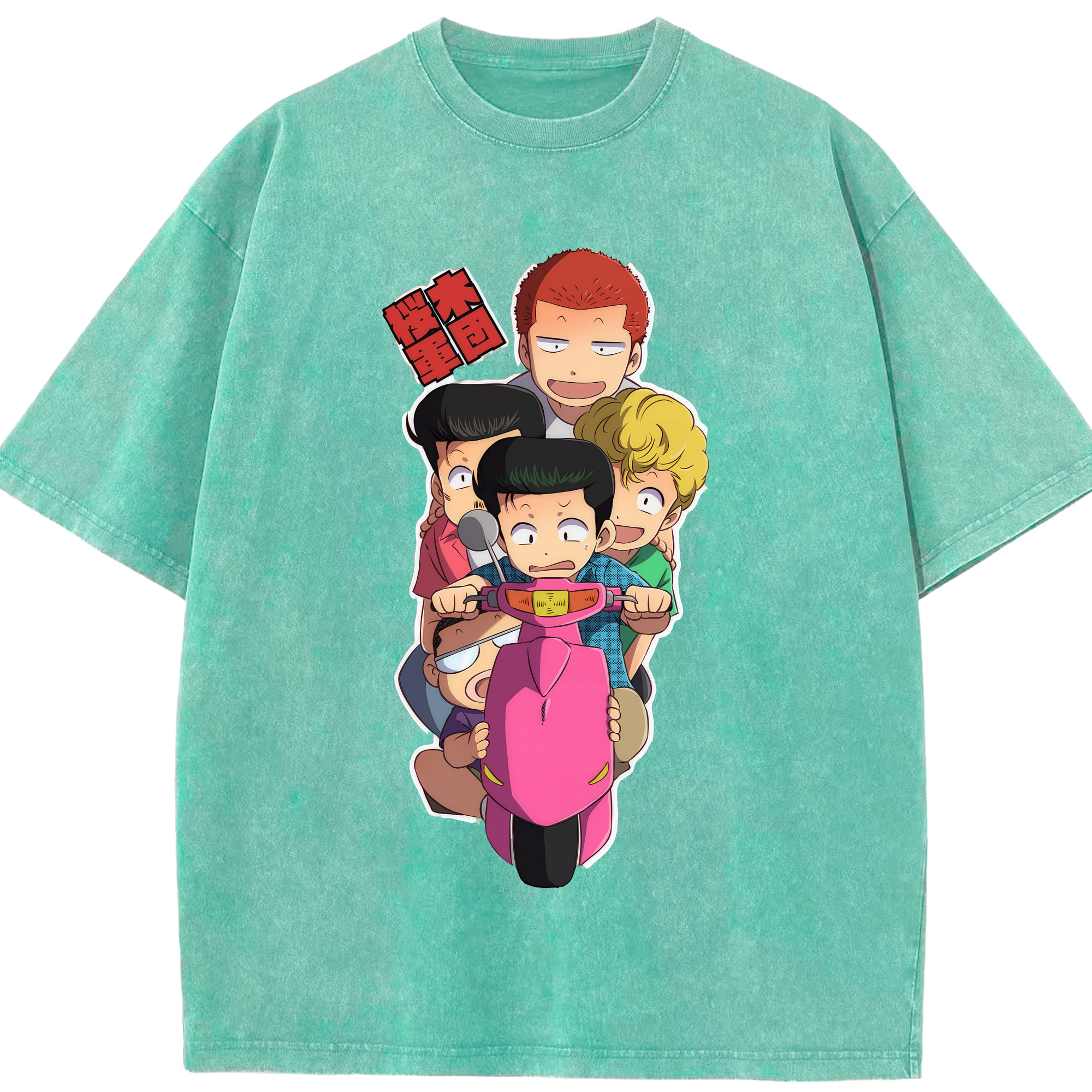 （画像用） SLAM DUNK／スラムダンク 綿100% ヴィンテージ風 半袖Tシャツ（フロントプリント）